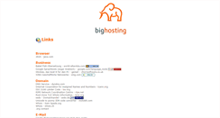 Desktop Screenshot of links.bighosting.biz